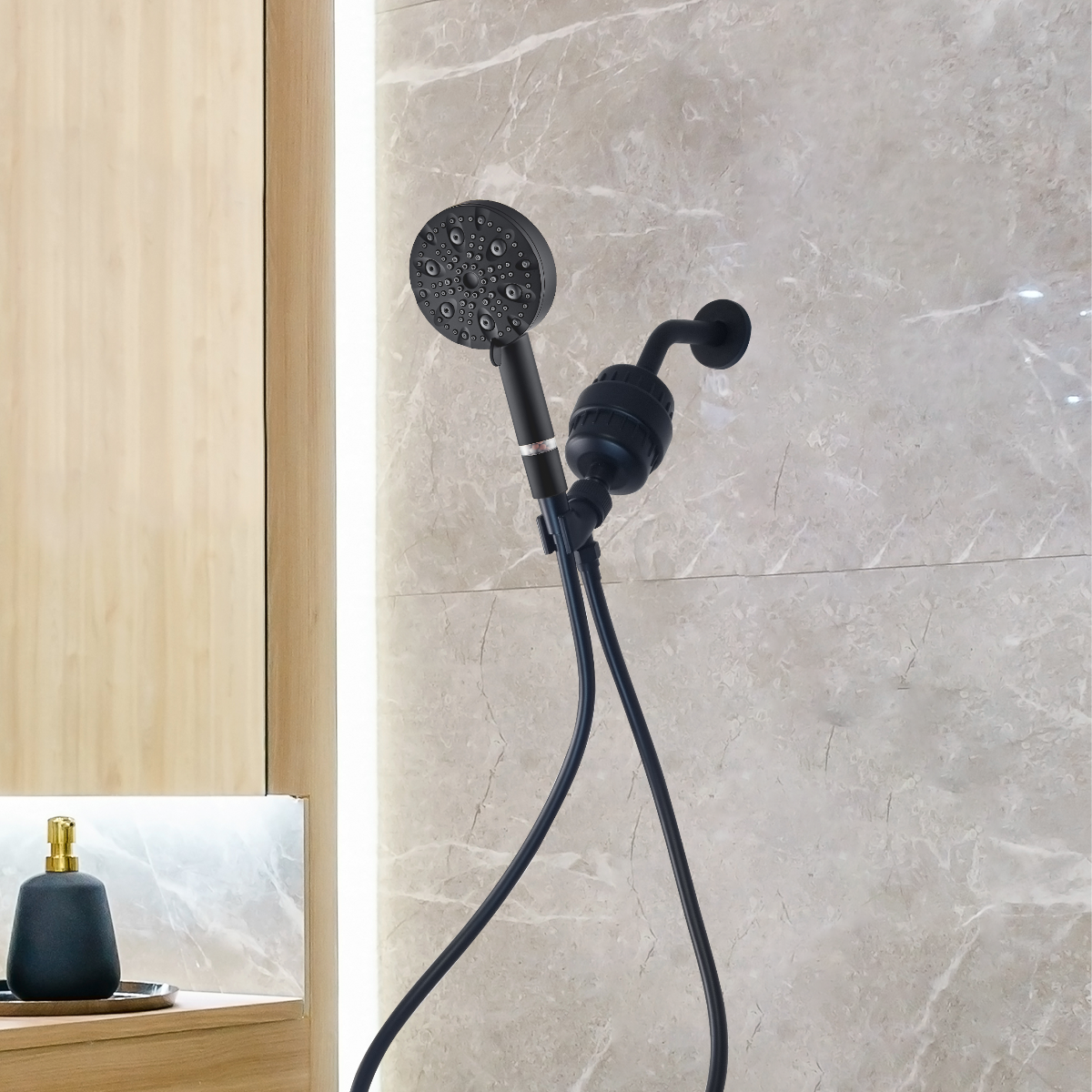 Mineralstream Luxe 9 Mod de înaltă presiune cap de duș (filtrat)