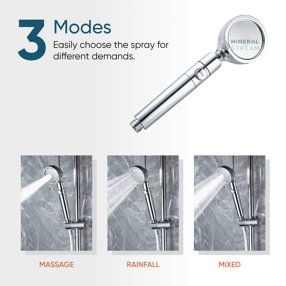 MineralStream™ 3.0 Filtration Shower Head