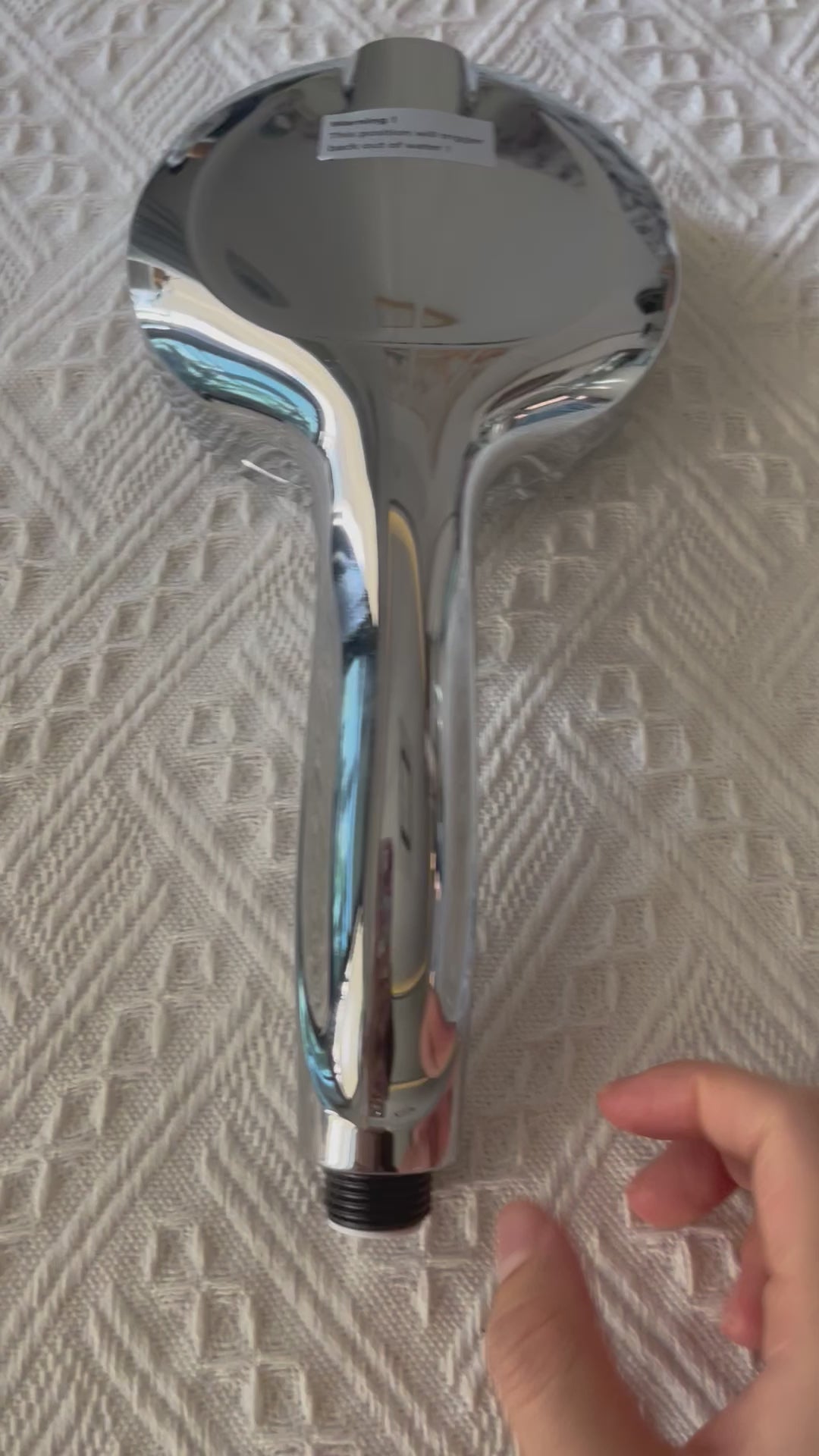 Cap de duș cu presiune de înaltă presiune Mineralstream Luxe 10 (filtrat)