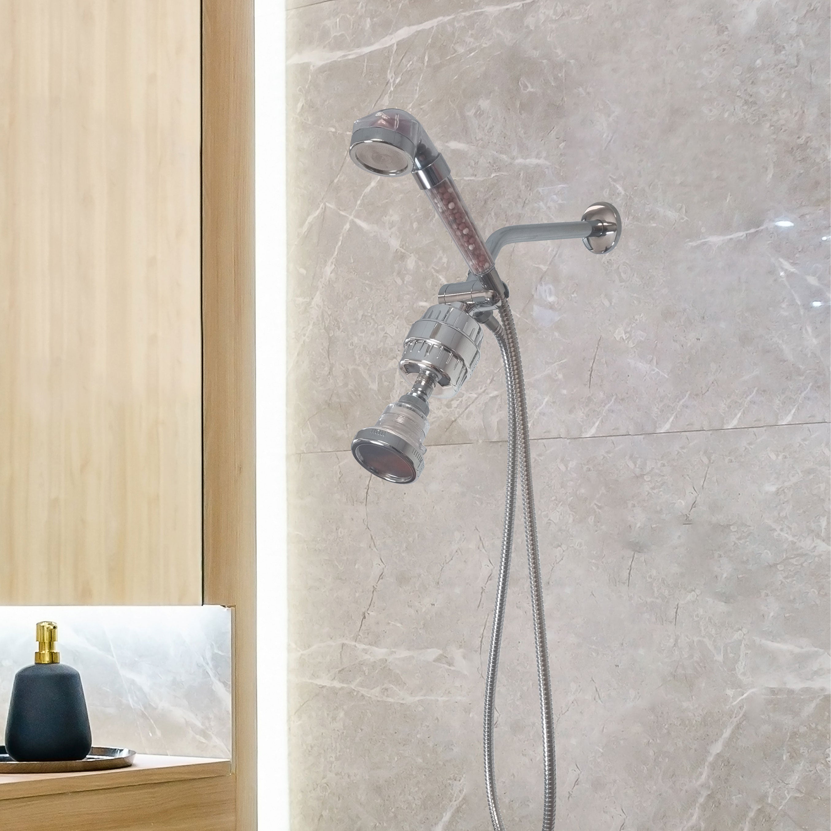 Capul de duș ionic LED Mineralstream ™
