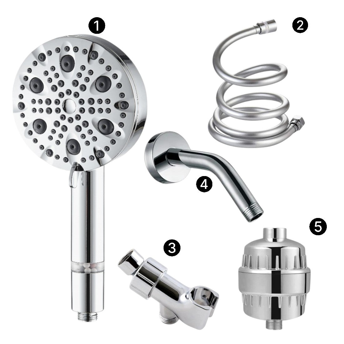 Set de duș cu cap de duș Luxe 9 Modul 9