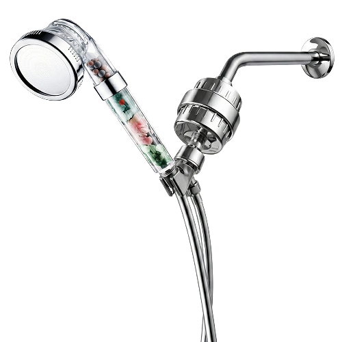 FILTRARE DUBLĂ, SET COMPLET PENTRU DUȘ