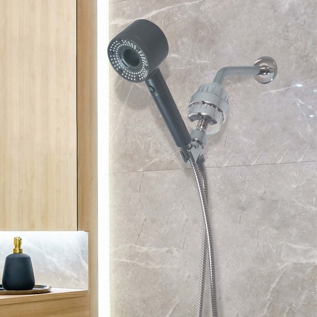 Hei pură kit complet de duș filtrat