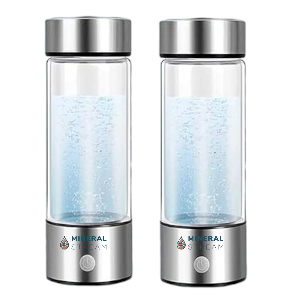 Sticlă de apă cu hidrogen