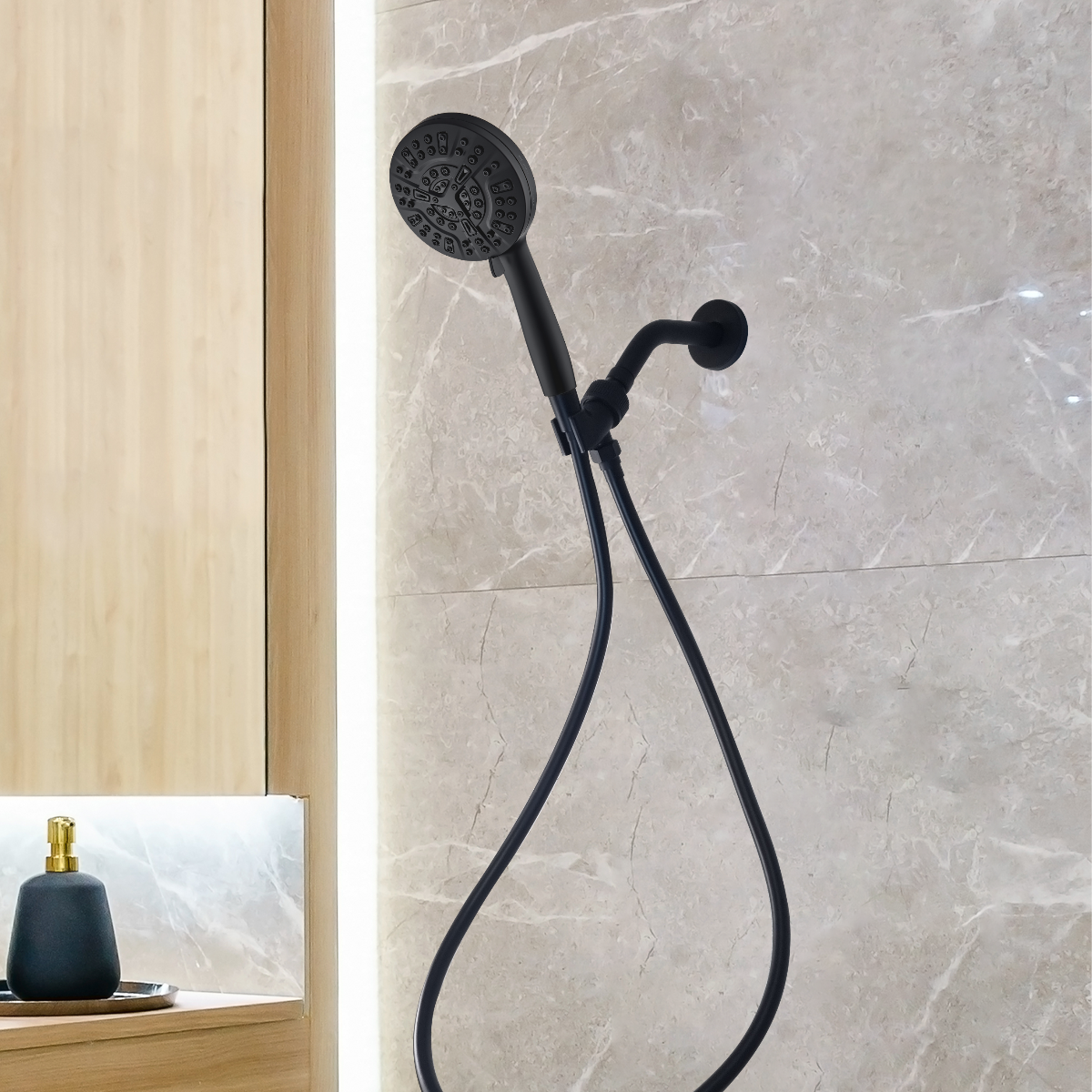Cap de duș cu presiune de înaltă presiune Mineralstream Luxe 10 (filtrat)