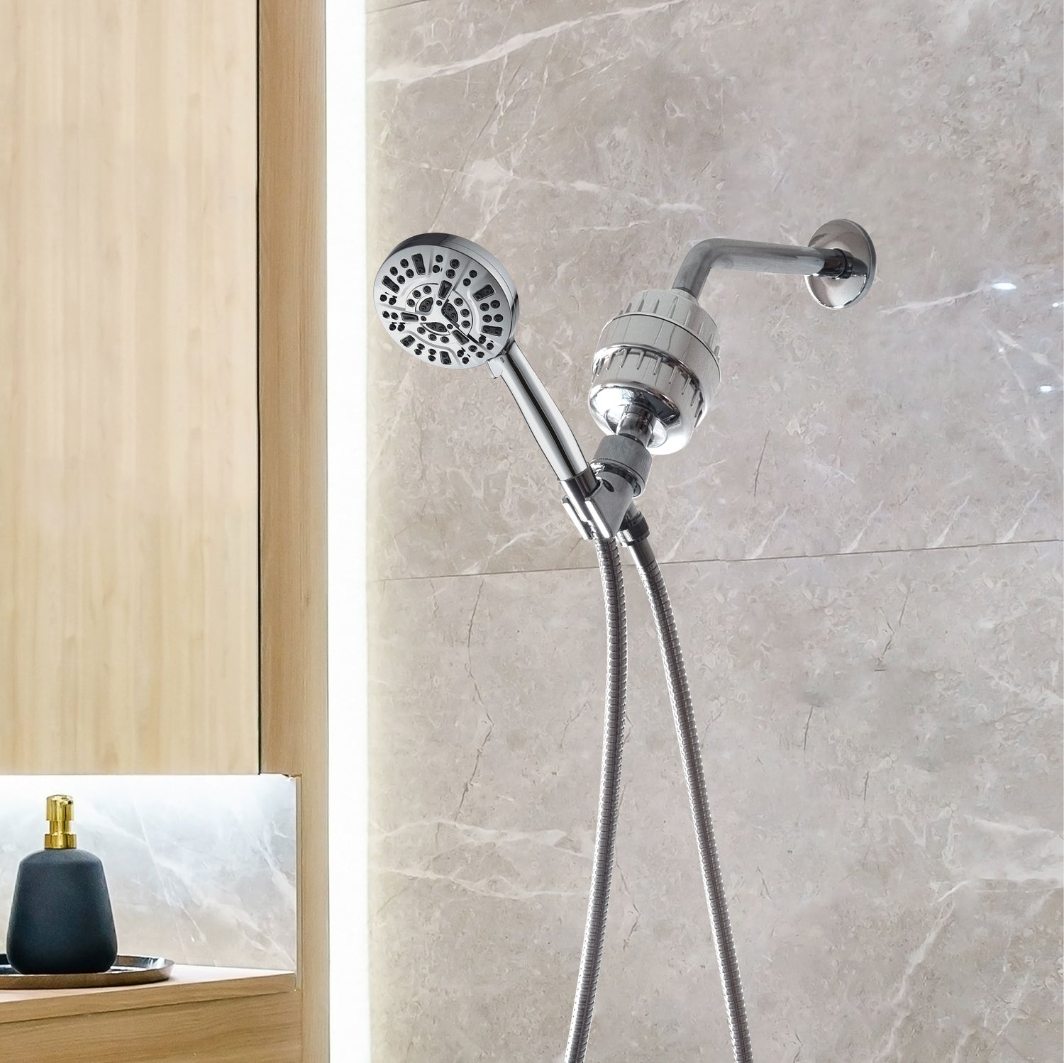 MineralStream Luxe 10 Mode High Pressure Shower Head (Filtered)