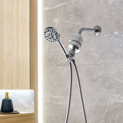 Cap de duș cu presiune de înaltă presiune Mineralstream Luxe 10 (filtrat)