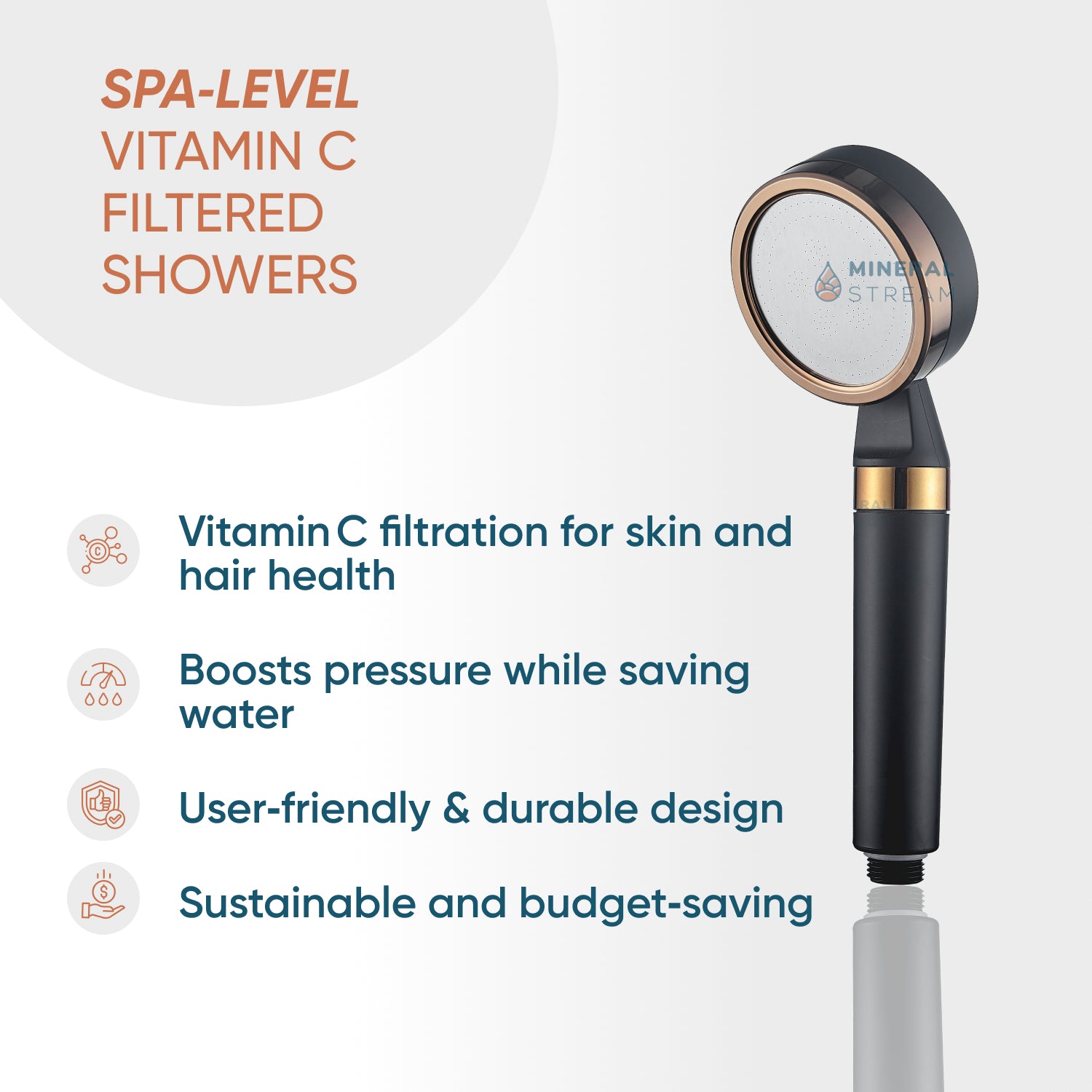 Mineralstream Black - Filtrare cu vitamina C