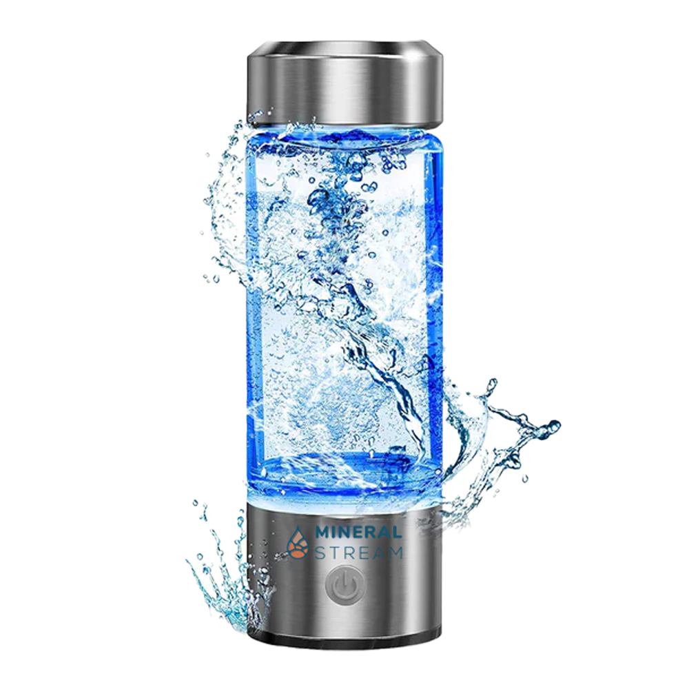 Sticlă de apă cu hidrogen