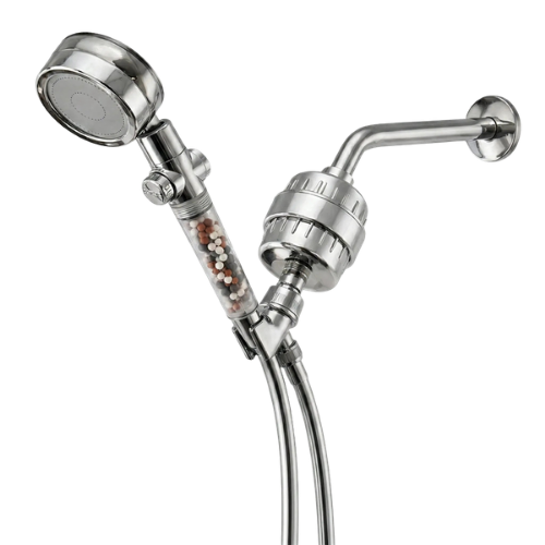 FILTRARE DUBLĂ, SET COMPLET DE DUȘ